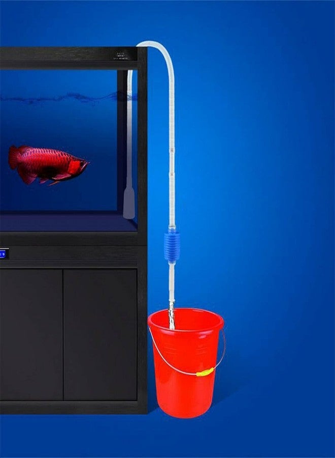VAYINATO® Blue Fish Tank Water Changer Aquarium Syphon 1.5 M Aquarium Maintance Tools by Petzlifeworld - Image 3